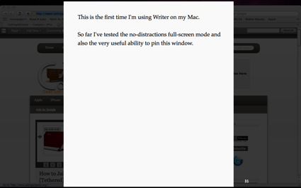 writer for mac review